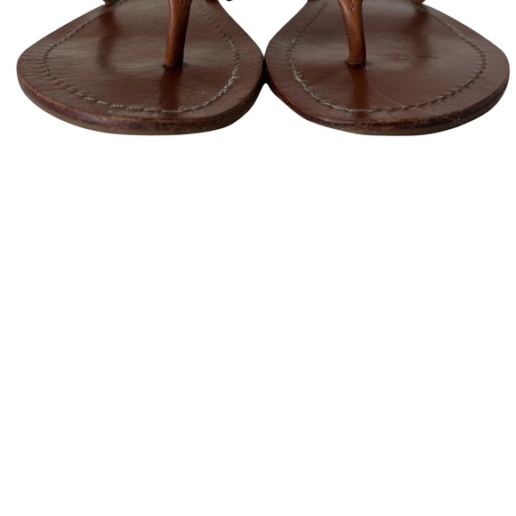 Tory Burch Leather Mini Miller Gabriel Sandals Brown Size 6.5 - Picture 8 of 11